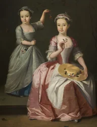 Meriel Legh und Dorothea Byrne, ca. 1750